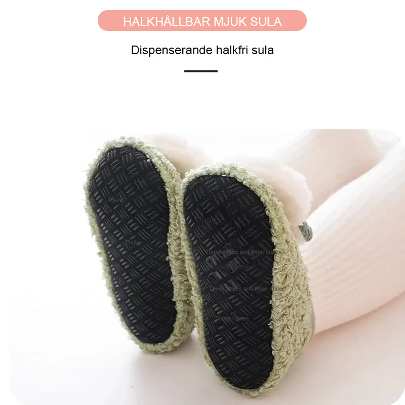 Söta Päls Baby Sock Skor