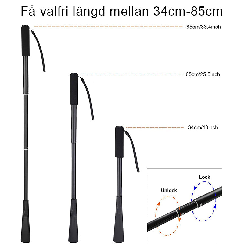 TYGA Skohorn Lu00e5ngt Handtag 43 Cm Lu00e5ngt Skohorn I Plast Fu00f6r Mu00e4n