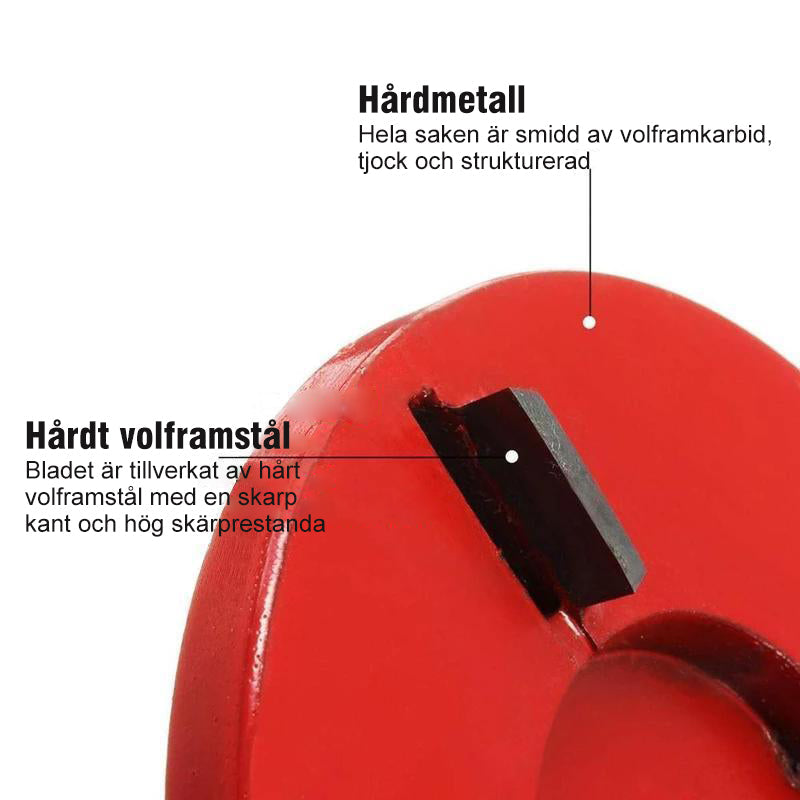 Trä Slipskiva till vinkelslip | 3 eller 6 kanter