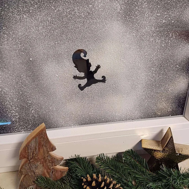 Julfotspår Stencil För tomtar