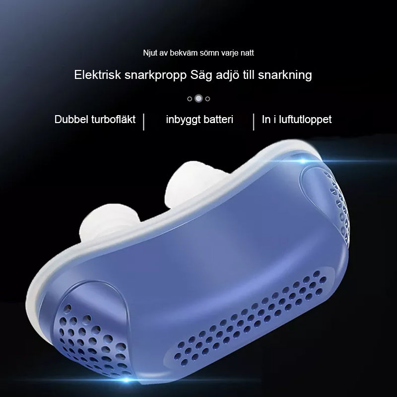 Elektrisk apparat mot snarkning