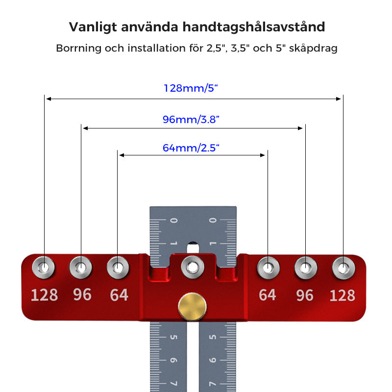 Hålslagare för lådhandtag