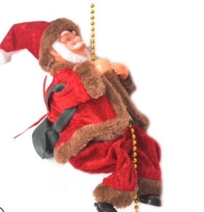Klättrande jultomten
