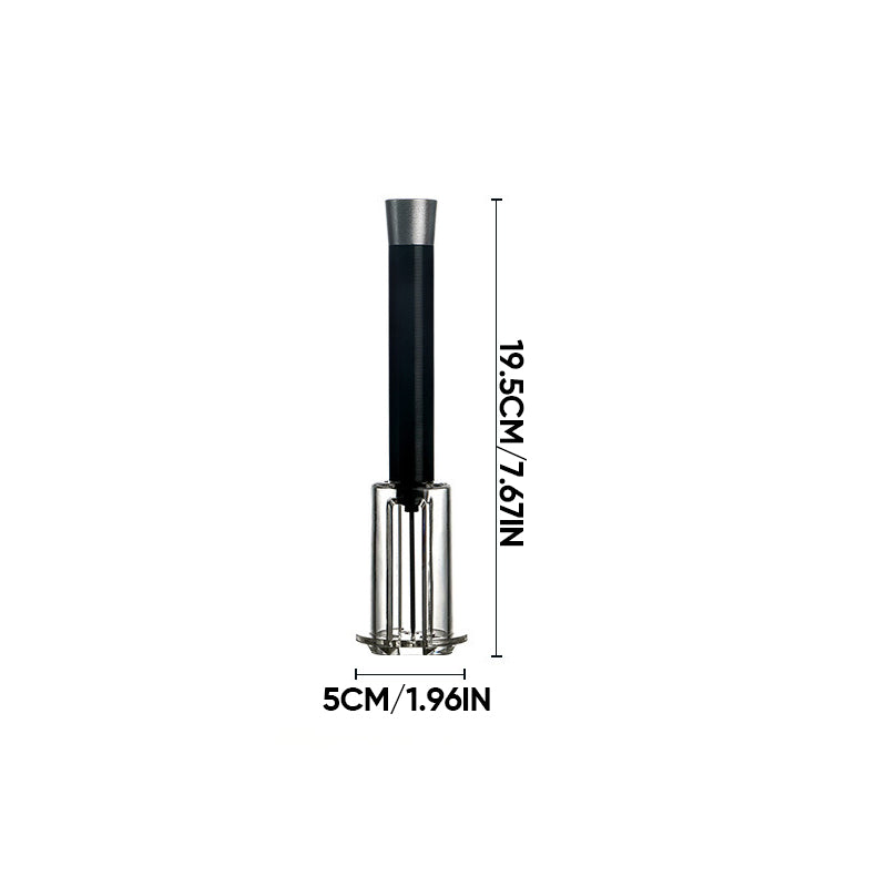 Manuell flasköppnare med lufttryck