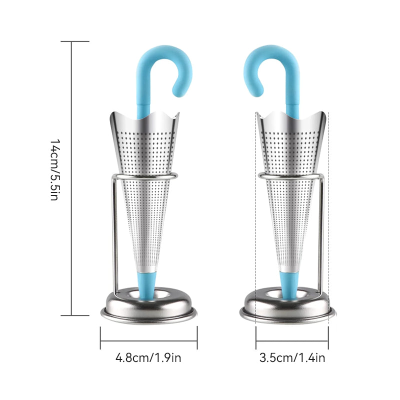 Paraply teinfuser i rostfritt stål