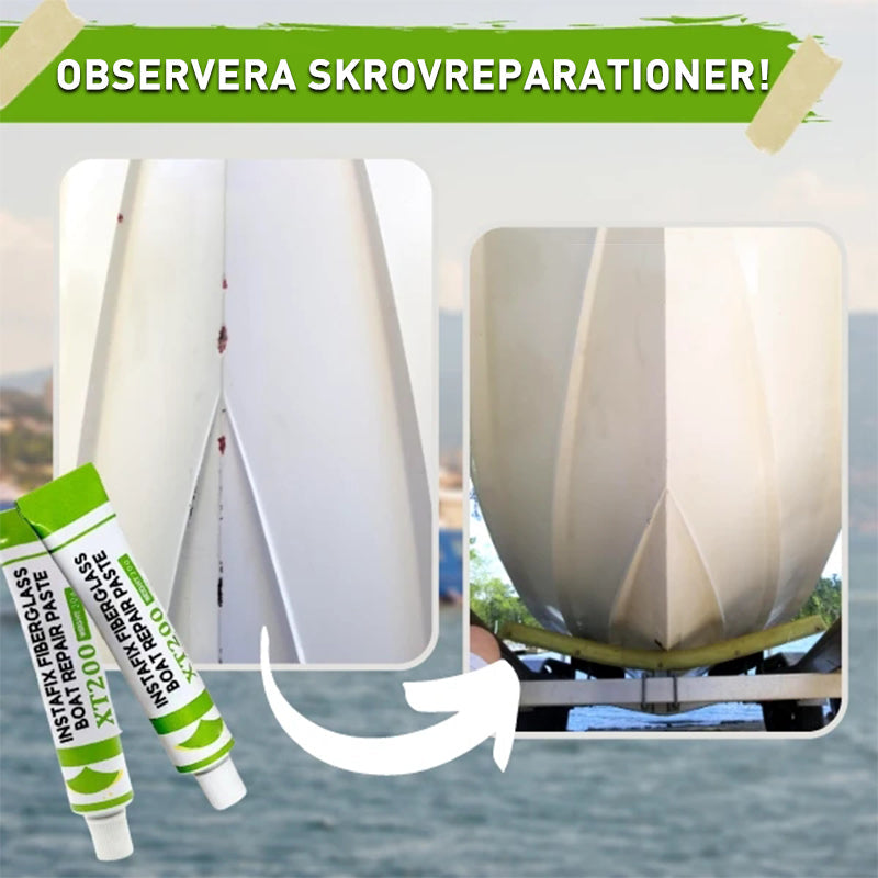 Reparationspasta av glasfiber