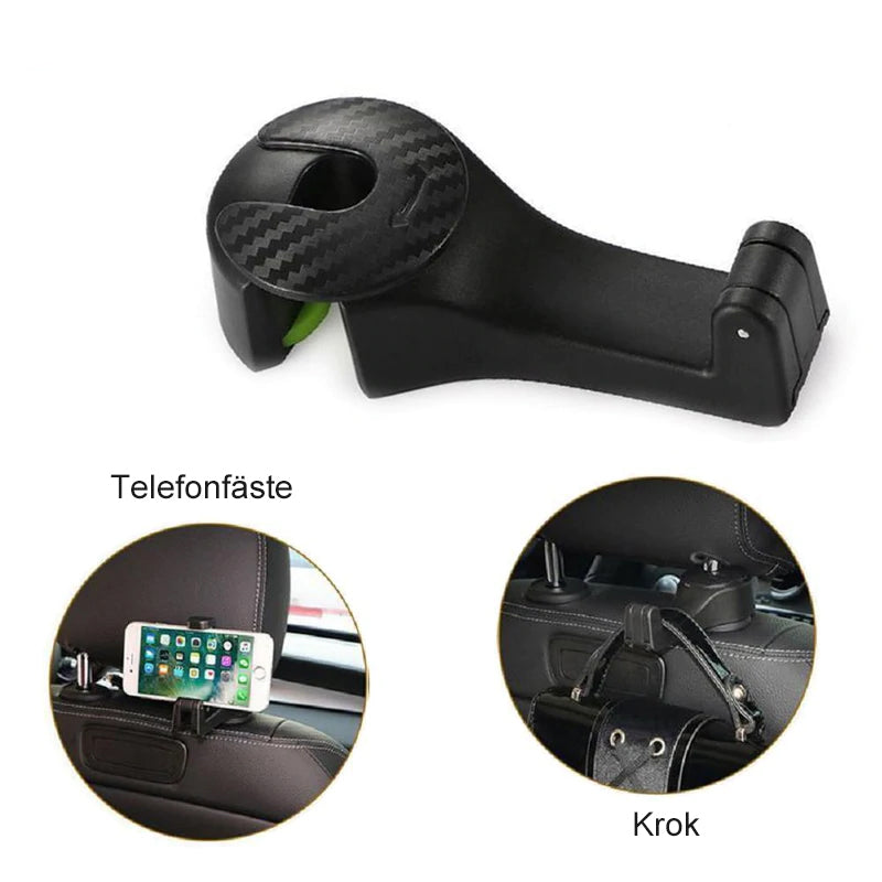Nackstödskrok för bil
