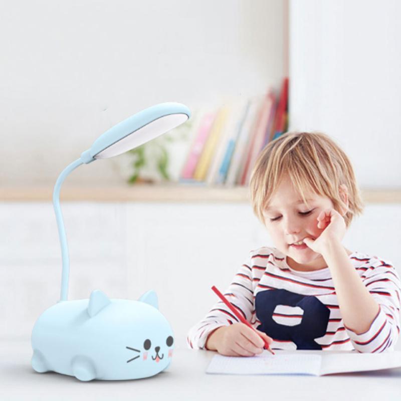 Tecknad katt LED-bordslampa