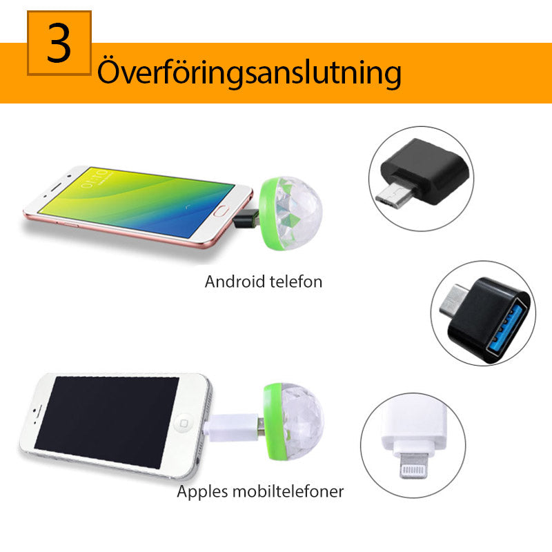 USB Mini Svampljus