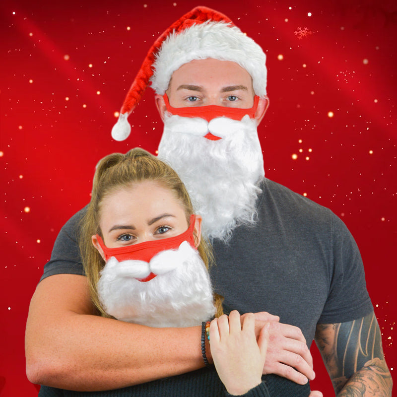 🎅Tomte ansiktsmask