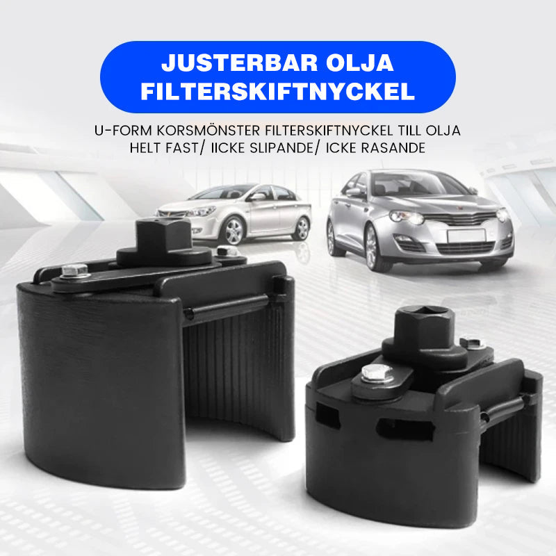 Justerbar Oljefilterskiftnyckel