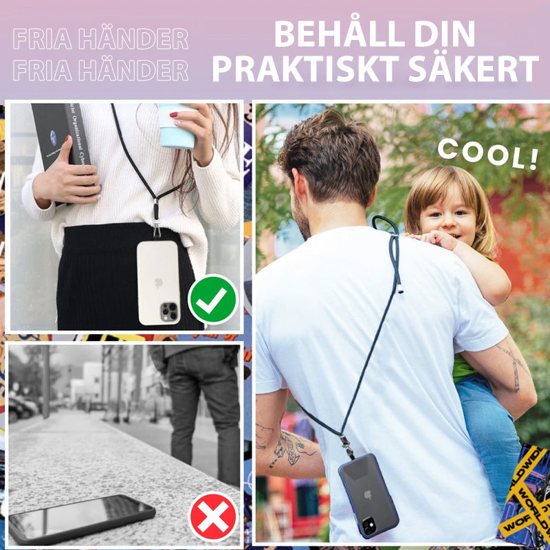 Universell löstagbar telefonrem