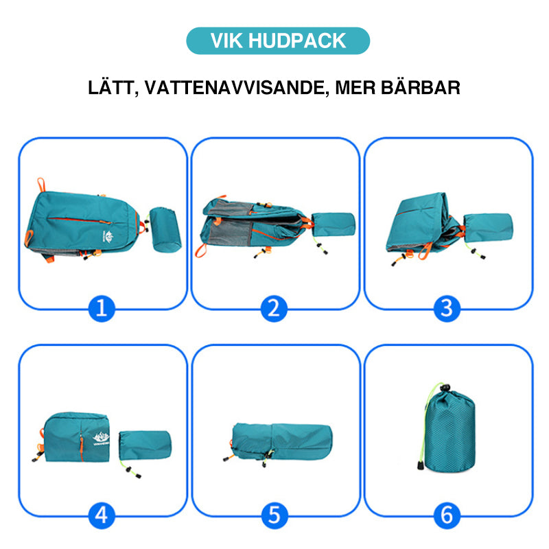 Vikbar ryggsäck