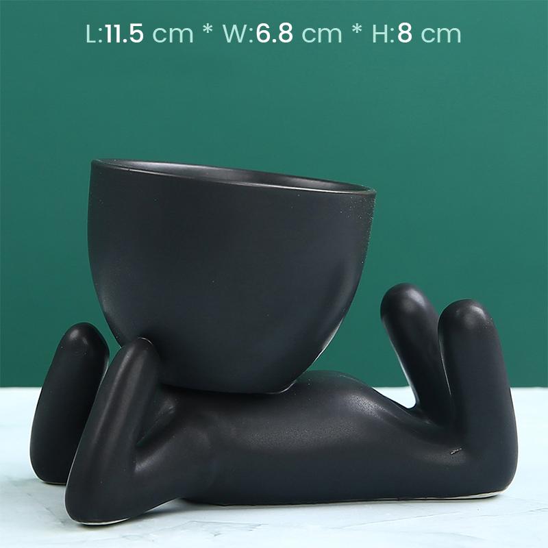 Small people flower pots