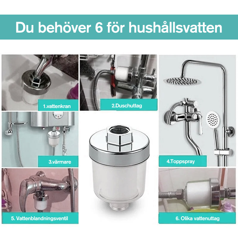 Sats för rening av vattenutlopp