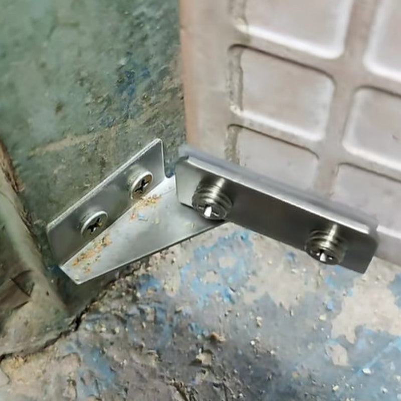 L-formad roterande glasgångjärn