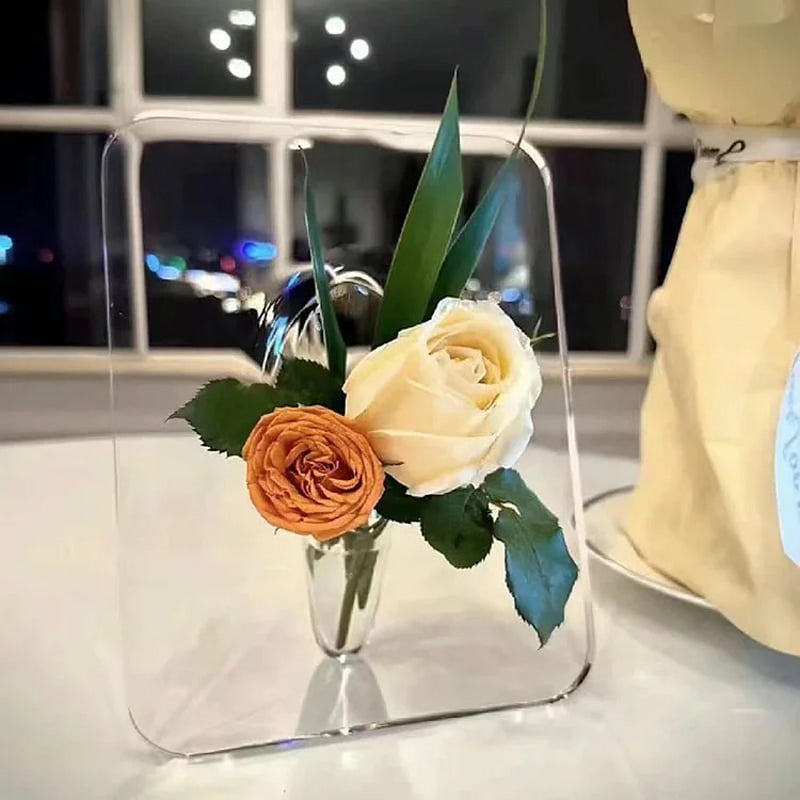 Fotoram Vas Desktop Flower Arrangement Ornament
