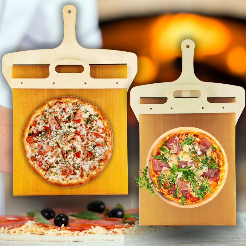 Skjutbart pizzaskal