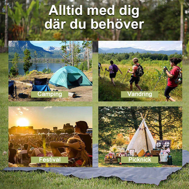 Fällbar ficka picknickmatta