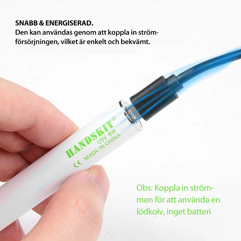 USB bärbar elektrisk lödkolvset