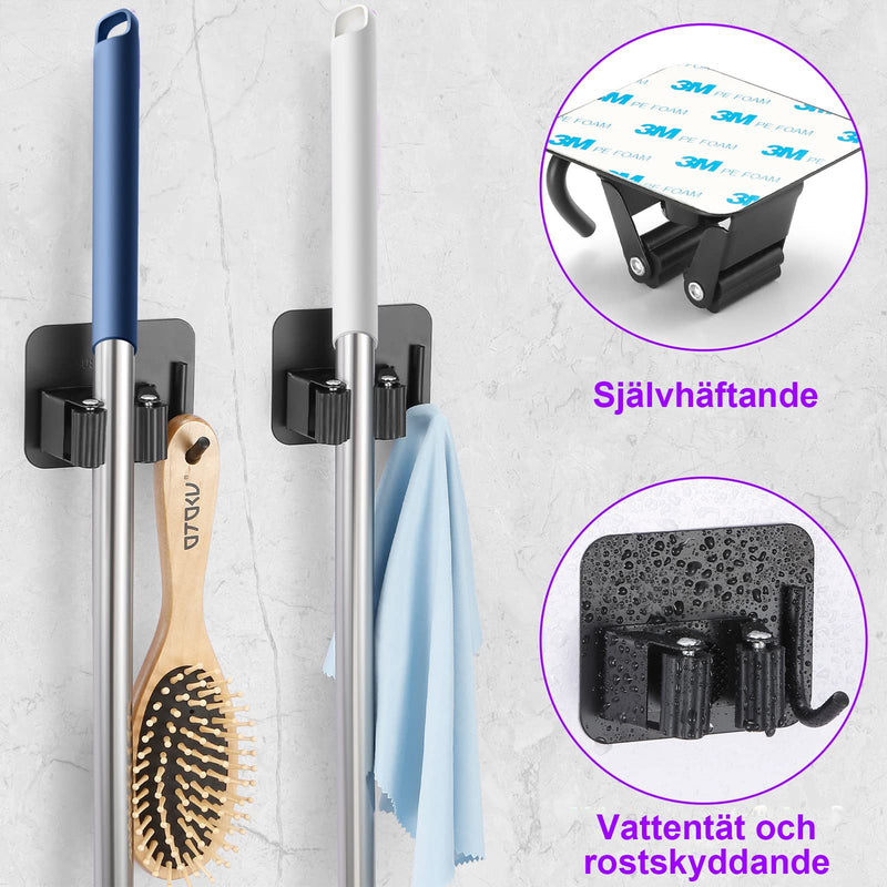 Mopphållare i rostfritt stål