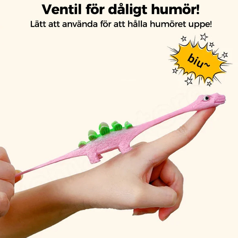 Slingshot Dinosaurieleksaker (slumpmässiga färger)