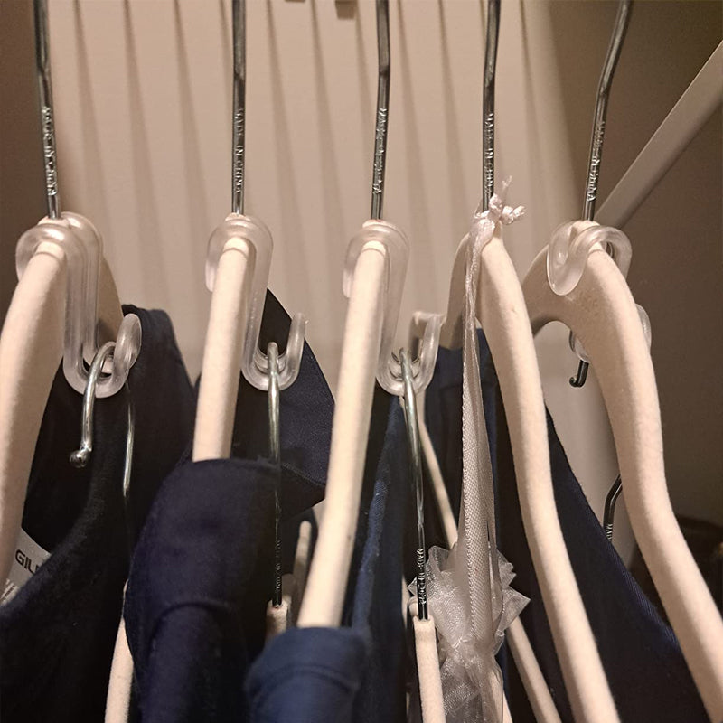 Transparenta kopplingskrokar för hängare
