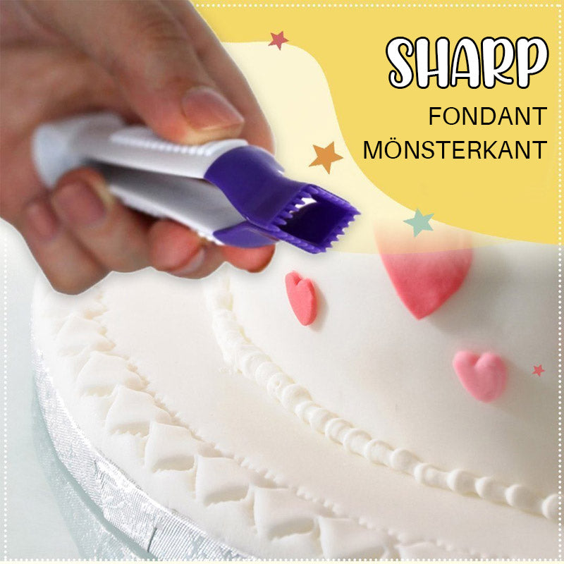 Fondantkrusare Verktygssats