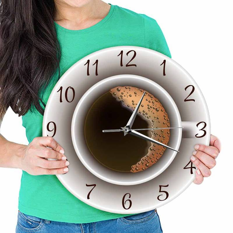 Kaffekopp Väggklocka