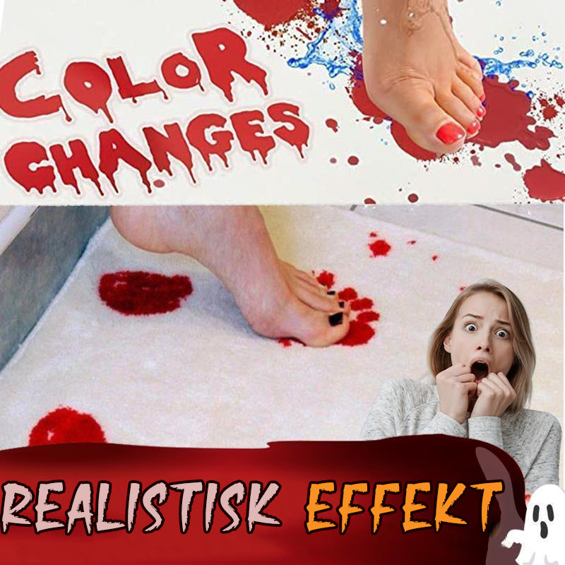 Halloween Blodig färgskiftande badmatta