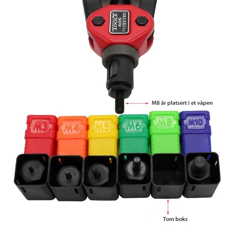 Premium automatisk nitverktygsset