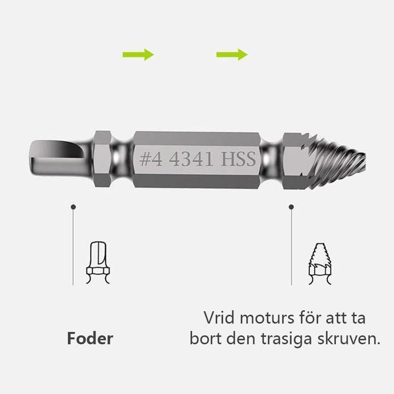 Skruvutdragarsats (4st / 5st / 6st)