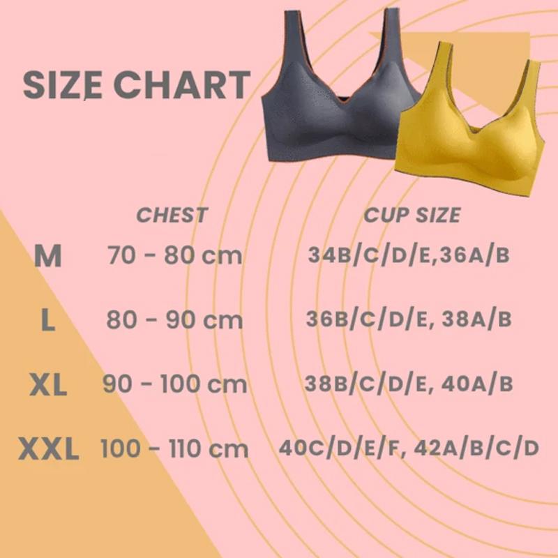 Latex Seamless Push Up Bra