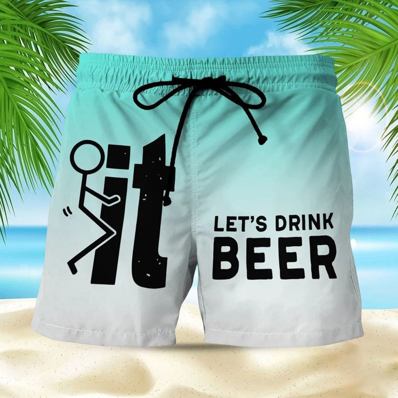 Hawaii strandshorts för män