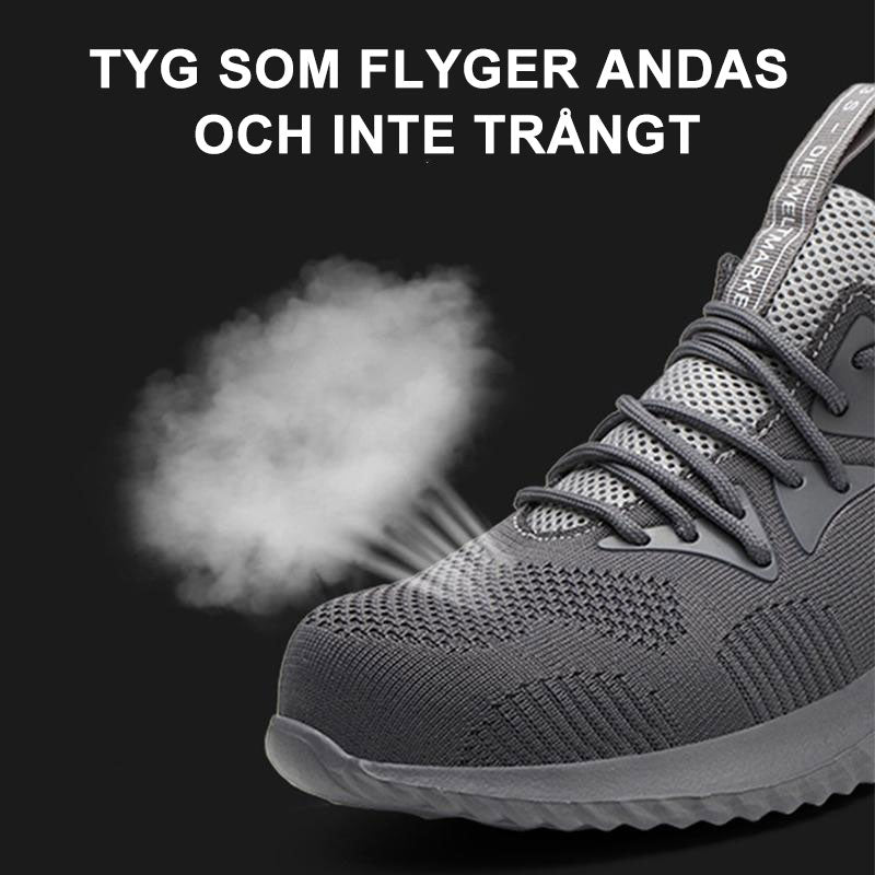 Flygande vävda skyddsskor för alla årstider