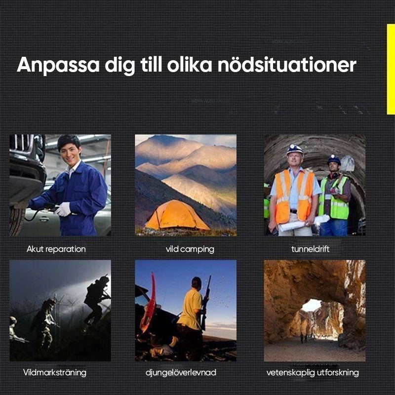 ❤️Taktisk starkt ljus ficklampa