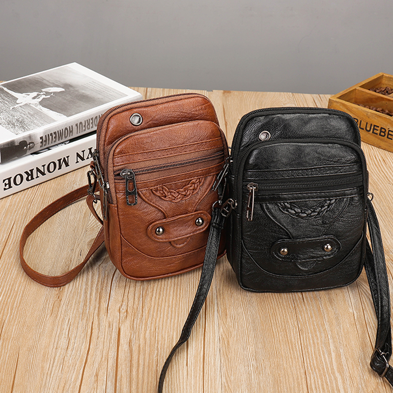 Vintage Mini Crossbody-Väska