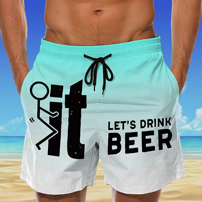 Hawaii strandshorts för män