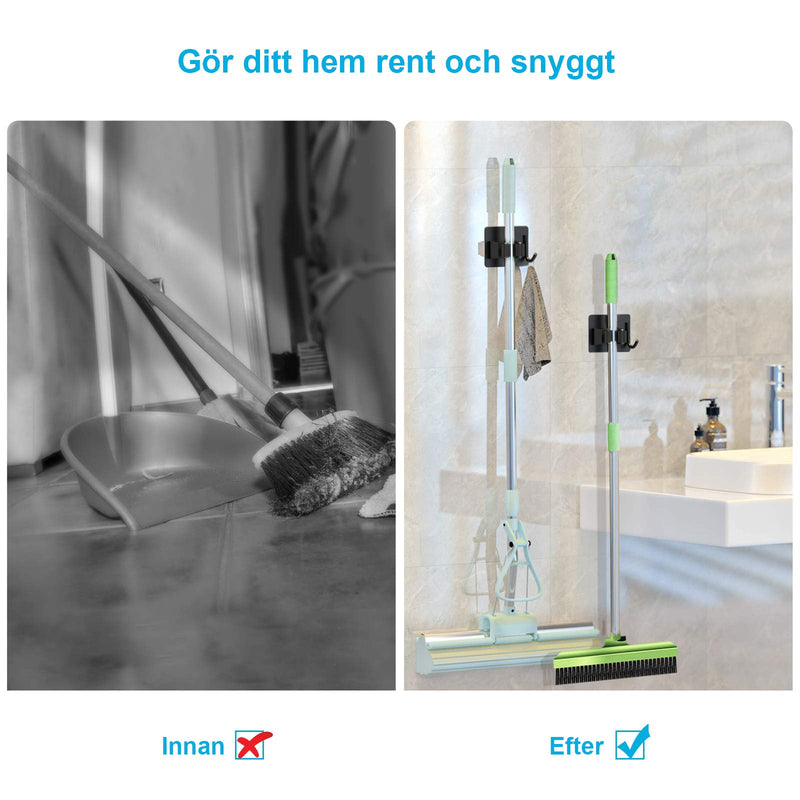 Mopphållare i rostfritt stål