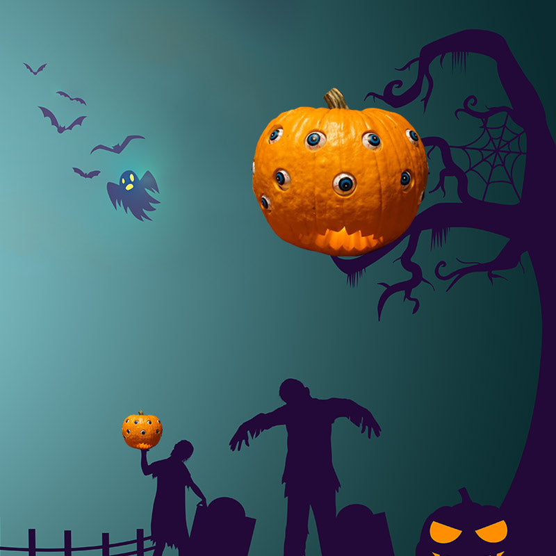 Läskig Halloween Pumpa