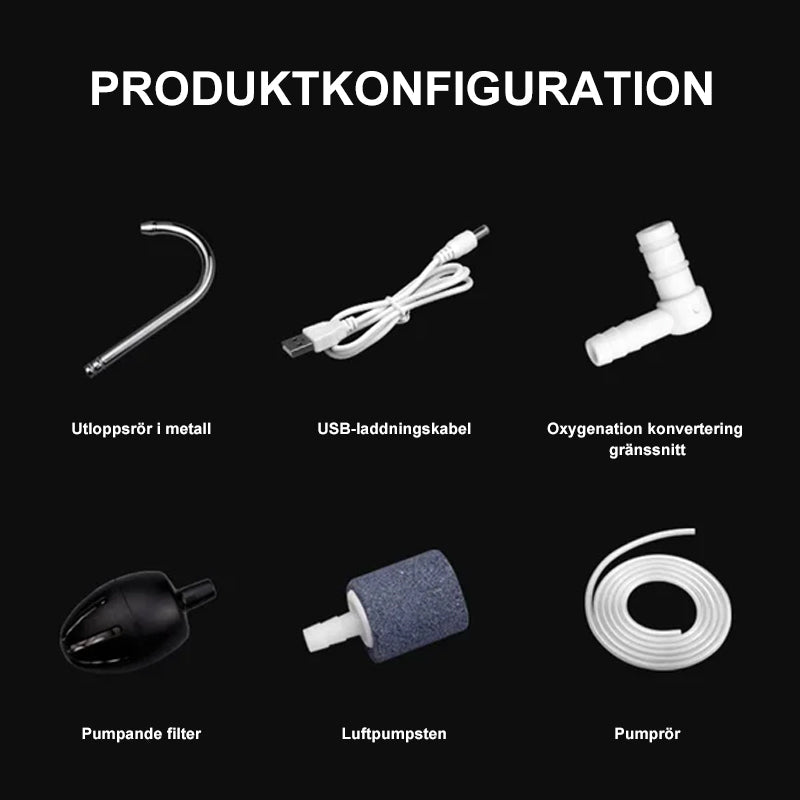 Intelligent Fiske Syre Pump - Bättre fiskeupplevelse