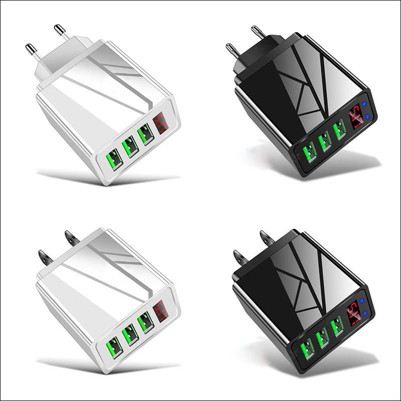Tre USB-Port Telefon Laddare