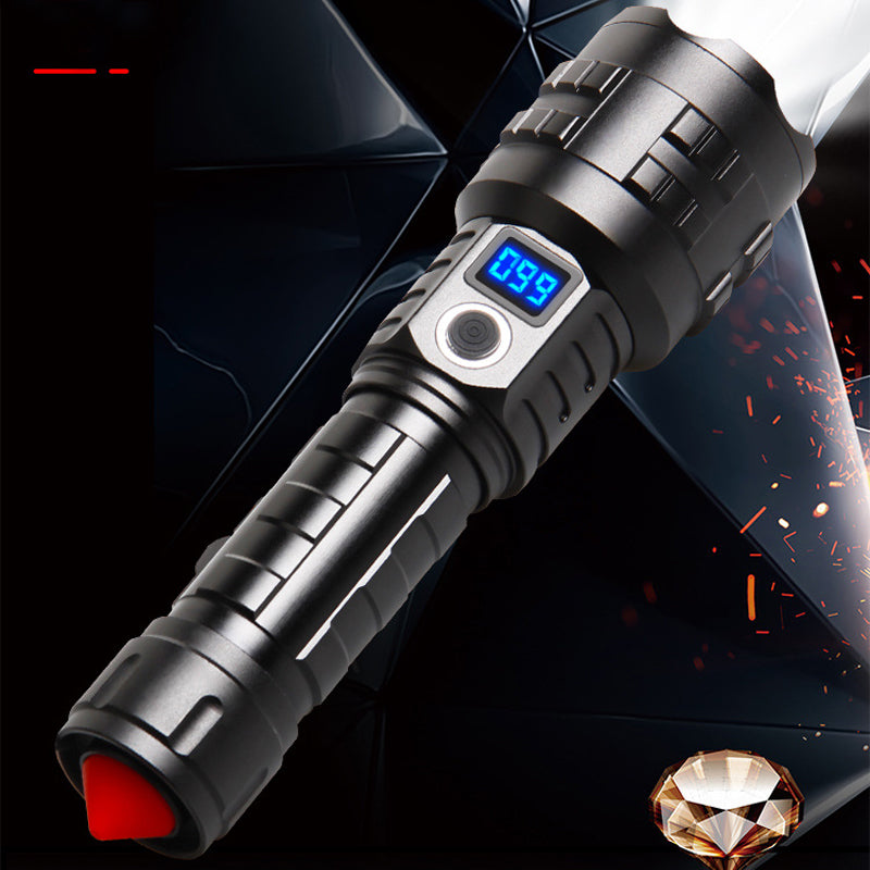 Uppladdningsbar Tactical Ficklampa Med Hög Lumens
