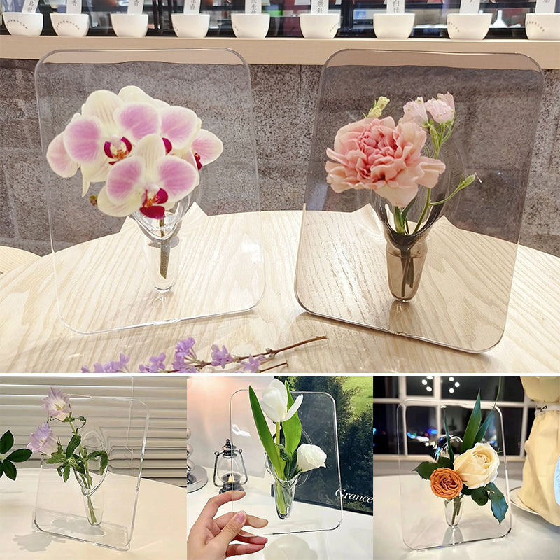 Fotoram Vas Desktop Flower Arrangement Ornament