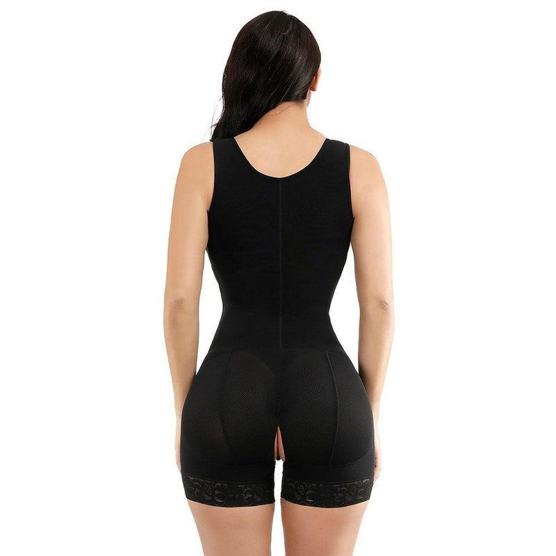 Slimmad bodysuit med dragkedja för kvinnor