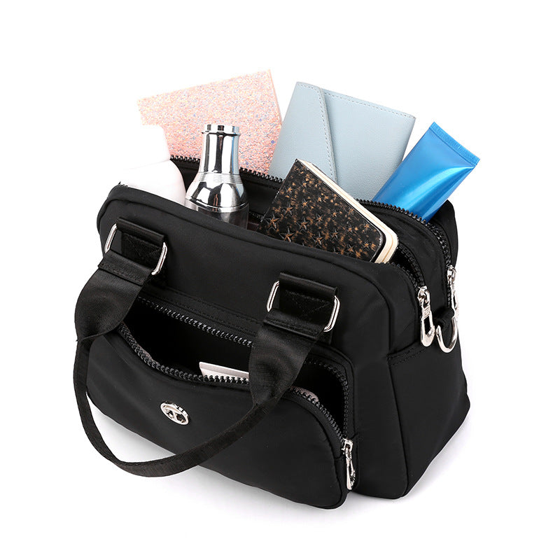 Stor kapacitet nylon canvasväska