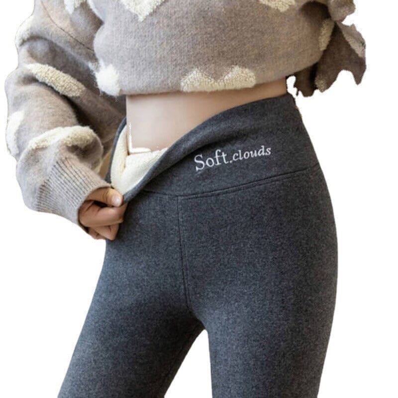 Casual Varma Vinter Solid Byxor