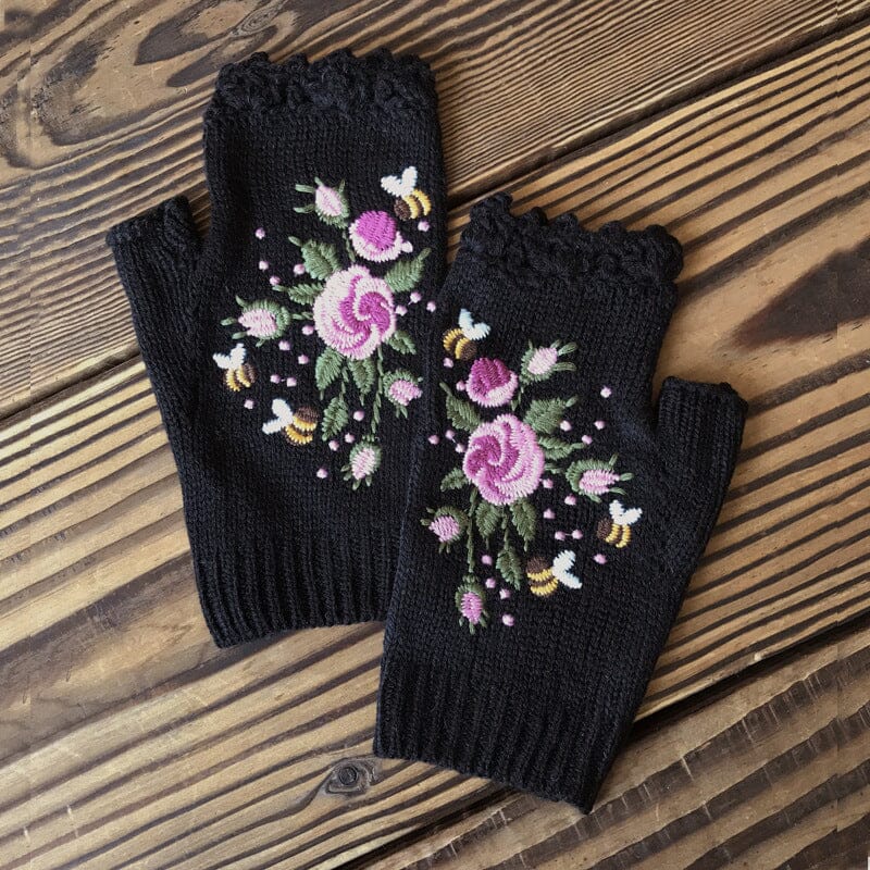 🧤Handbroderade handskar🧤