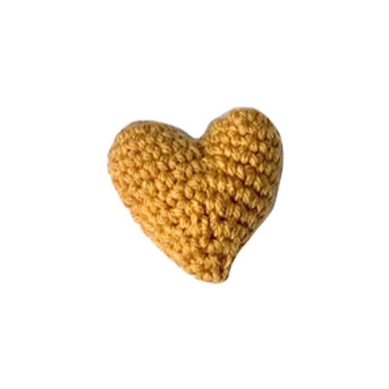 Pocket Hug Virkat hjärta Liten present