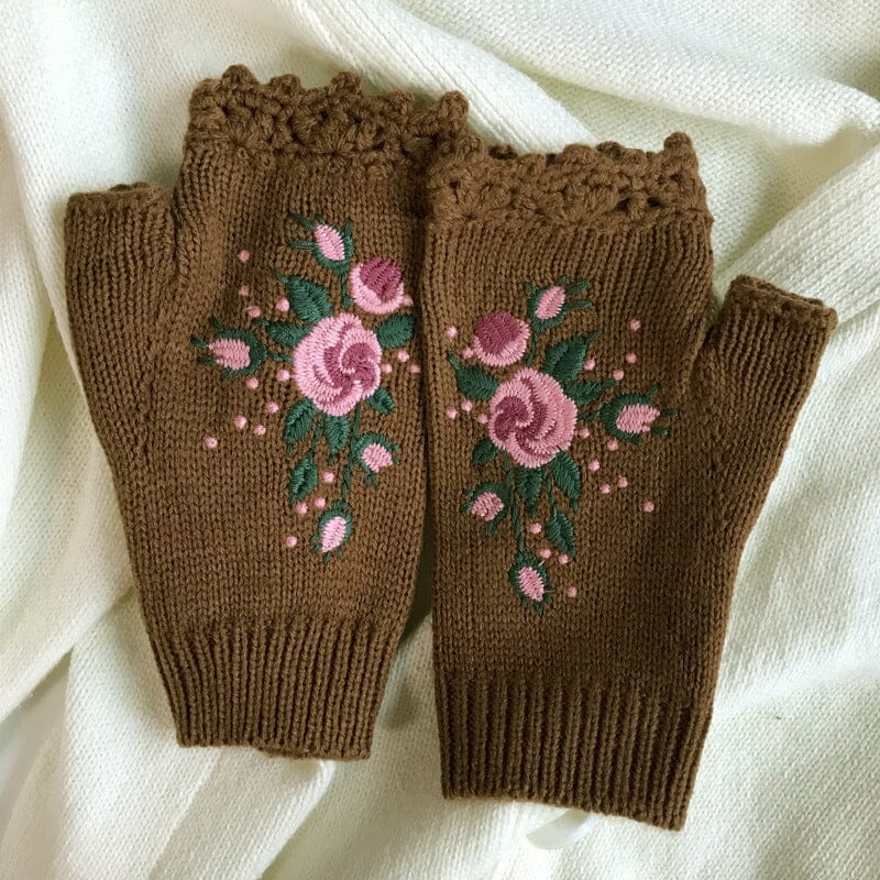 🧤Handbroderade handskar🧤